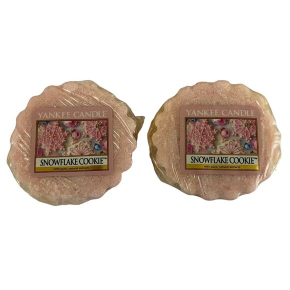 7 Yankee Candle Wax Tart Melts Sunflower Sage Snowflake Cookie Retired SEALED - Picture 8 of 12